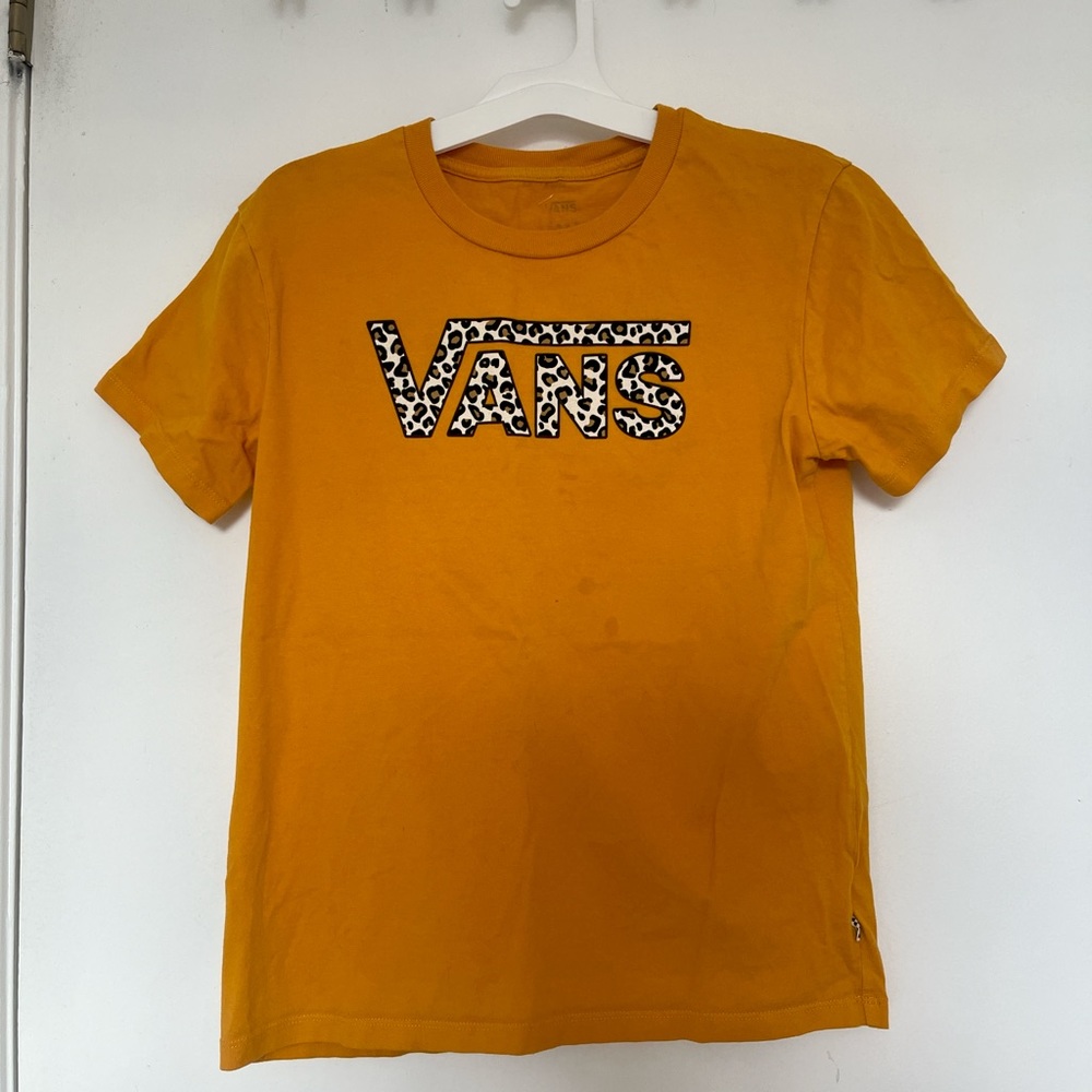Vans cheetah print tshirt 🐆🧡
